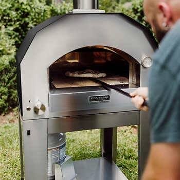 Fontana Forni Mario Pro Hybrid Gas or Wood Pizza Oven