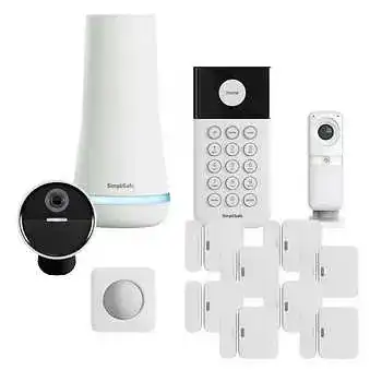 SimpliSafe Home Security Kit, 13-Piece