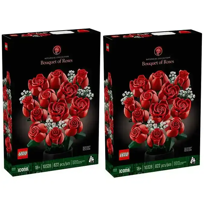 LEGO Bouquet of Roses, 2-Pack