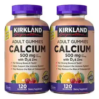 Kirkland Signature Calcium Adult Gummies