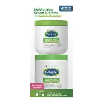 Cetaphil Moisturizing Cream Ultimate with Prebiotic Aloe & Antioxidants