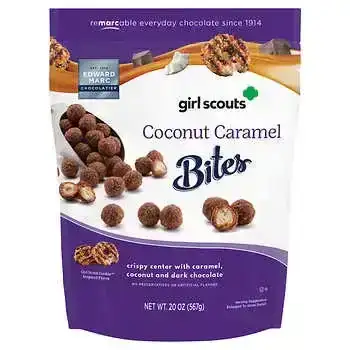 Edward Marc Chocolatier Girl Scouts Coconut Caramel Bites