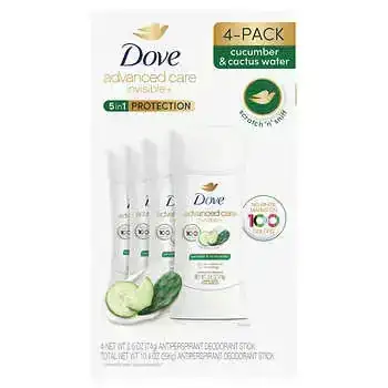 Dove Advanced Care Invisible+ Antiperspirant Deodorant