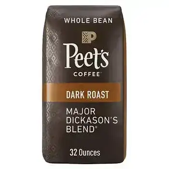 Peet’s Coffee Major Dickason’s Blend Dark Roast Whole Bean Coffee