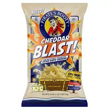 Pirate's Booty Cheddar Blast! Puffs