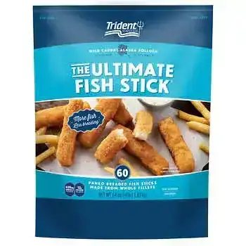 Trident Seafoods Panko Breaded Wild Caught Ultimate Fish Sticks