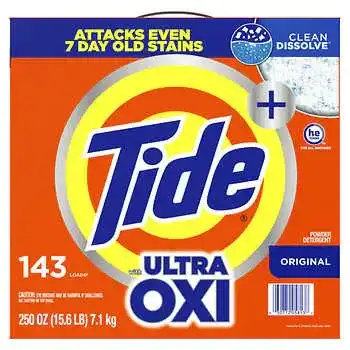 Tide + Ultra OXI HE Powder Laundry Detergent
