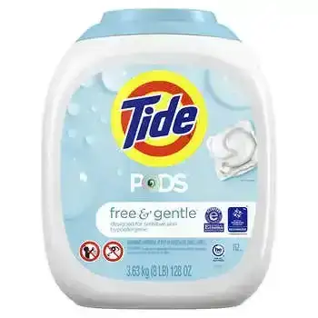 Tide PODS Free & Gentle HE Laundry Detergent