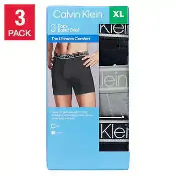 Calvin Klein Men's Boxer Brief, 3-Pack