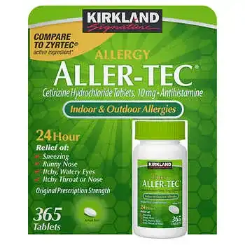 Kirkland Signature Aller-Tec, 365 Tablets