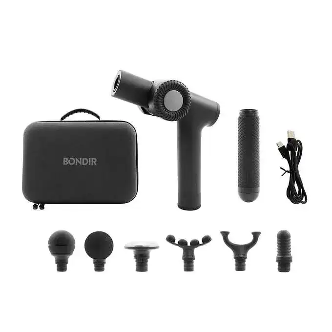 Bondir R2 Pro Percussive Massager with Articulating Head and Heating Attachment