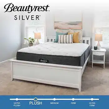 Beautyrest 14.5-inch Silver Hybrid DualCool Plush Mattress