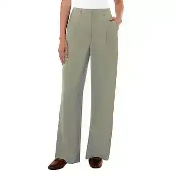 Matty M Ladies' Wide Leg Essential Trouser