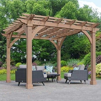 Yardistry Wood Pergola 12' x 12'