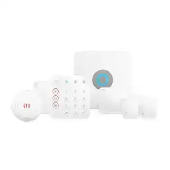 Ring Alarm 8-Piece Home Security Kit (Gen 2) with Included Panic Button, Motion Detector and Contact Sensors