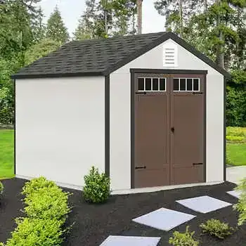 Yardline Everley Wood Shed 8' x 10' with Do-It-Yourself Assembly