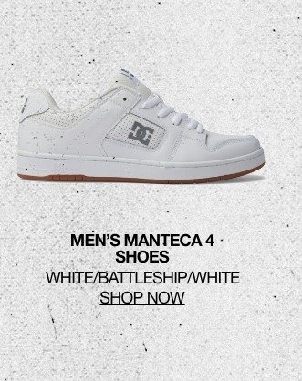 Manteca 4 Shoes in White/Battleship [Shop Now]