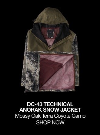 DC-43 Technical Anorak Snow Jacket [Shop Now]
