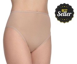 Cotillion Seamed To Fit Stretch Hi-Cut Brief Panty. Best seller.