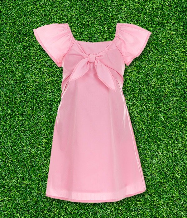 COPPER KEY Little Girls 2T-6X Bow Front Dress