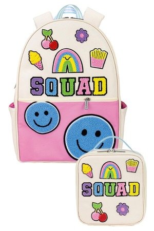 ISCREAM • Smile Squad Backpack •\xa0Smile Squad Lunch Tote • SHOP NOW