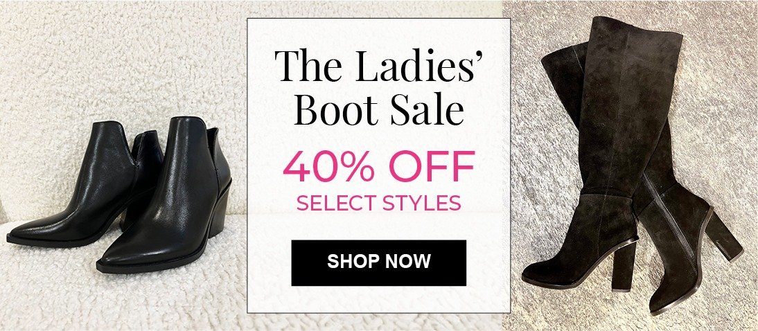 40% off The Ladies' Boot Sale. Shop now.