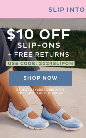 \\$10 Off Slip on