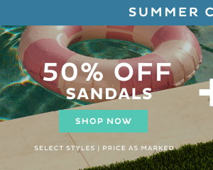 50% Off Sandals