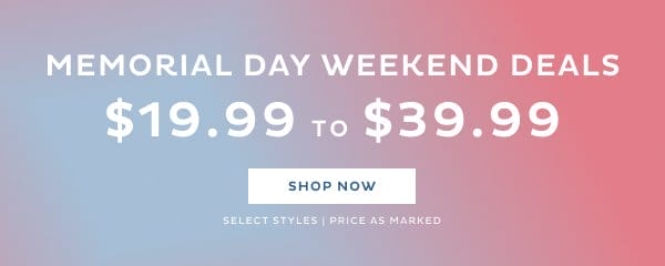 Memorial Day Weekend Deals