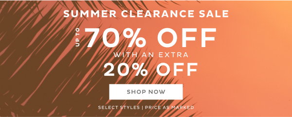 Summer Clearance Sale