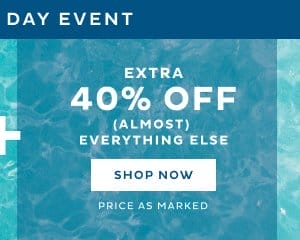 Extra 40% Off