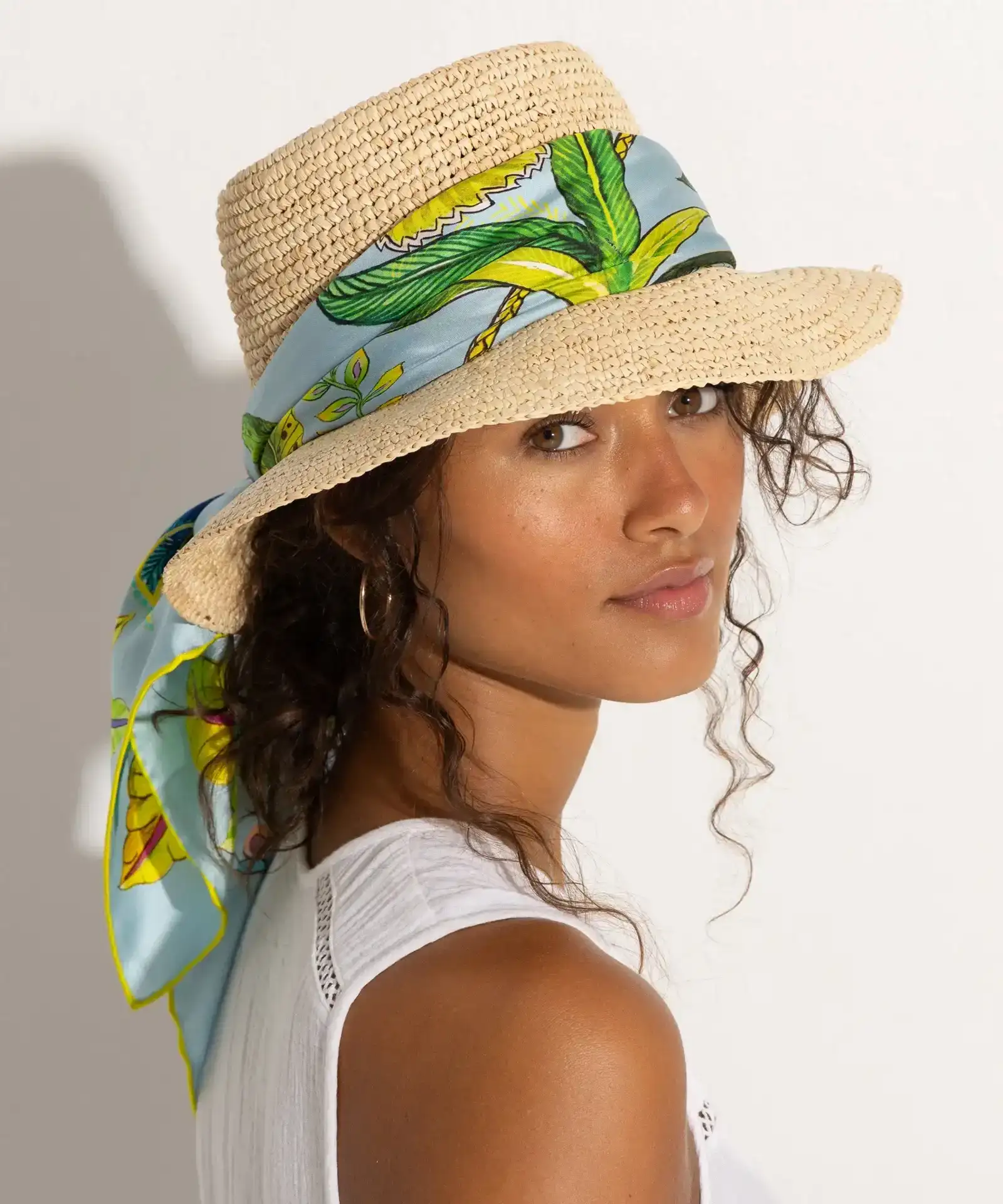 Image of Raffia Straw Packable Bucket Hat