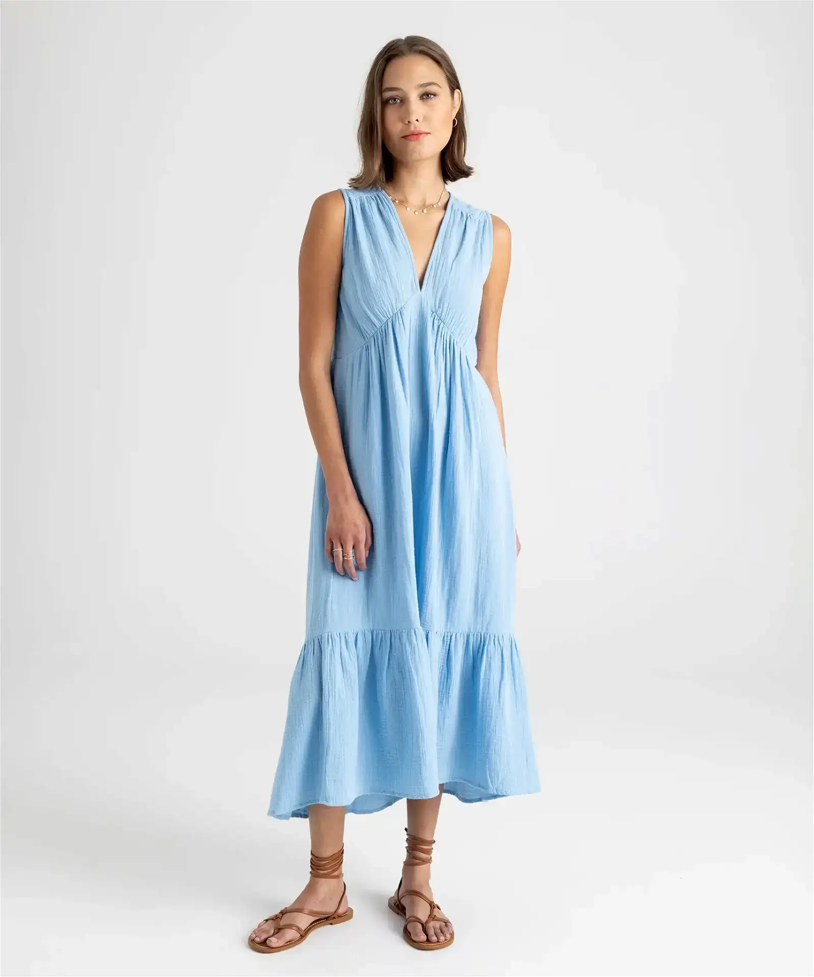 Image of Supersoft Gauze Virginie Dress