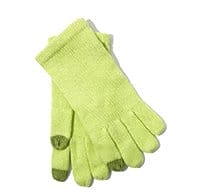 Recycled Touch Glove in Electric Lime