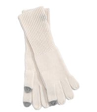 Wool-Cashmere blend touch glove in cream