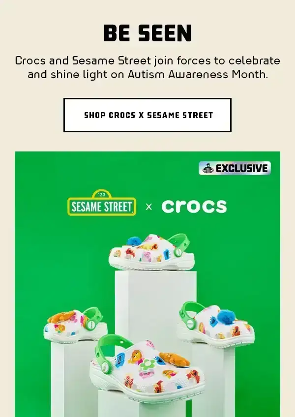 SHOP CROCS X SESAME STREET