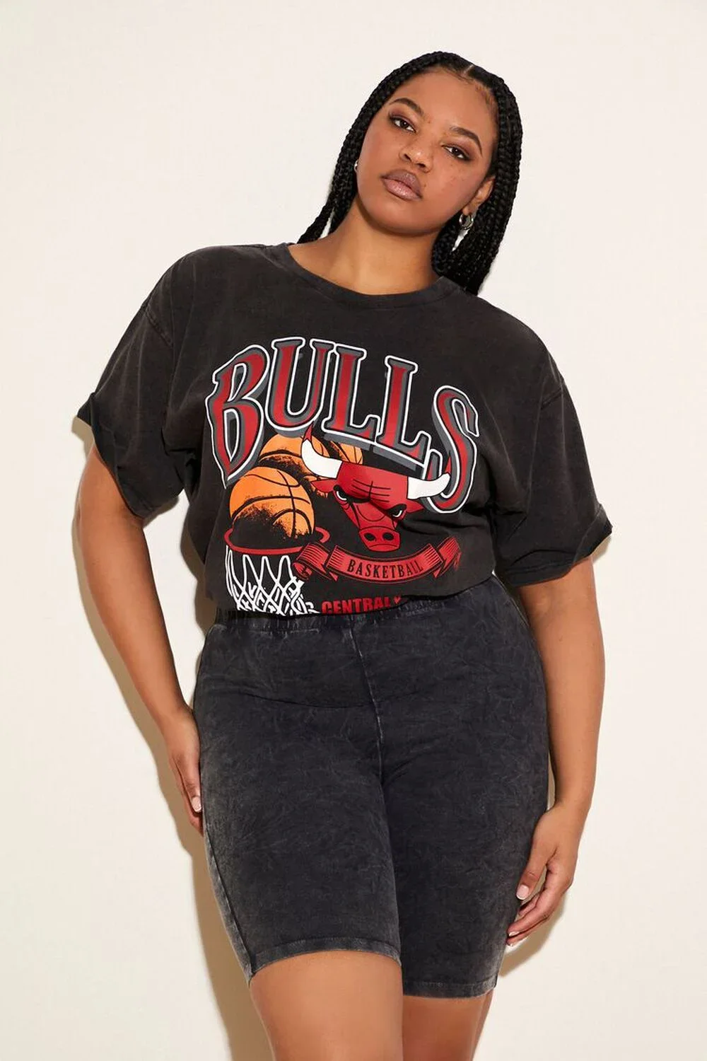 Plus Size Chicago Bulls Graphic Tee