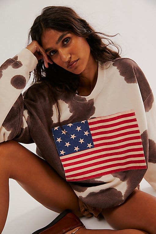 Tricia Fix Cowboy Usa Crewneck