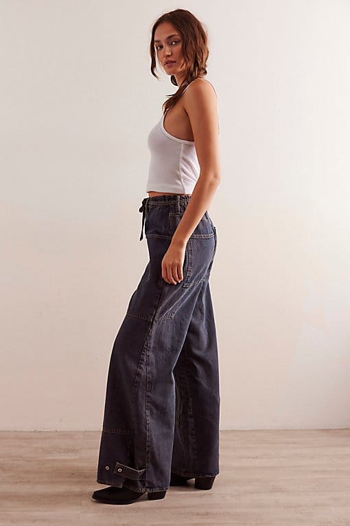 Crvy Outlaw Wide Leg Jeans