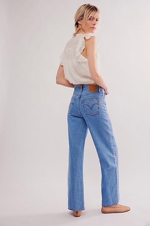 Levis Ribcage Wide Leg Jeans