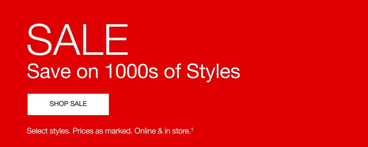 Sale - Save on 1000s of styles