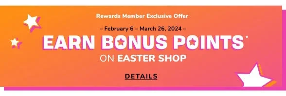 Earn Bonus Points