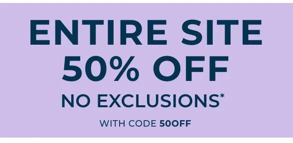 50% Off Sitewide