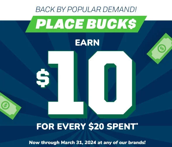 Earn \\$10 for every \\$20 Spent