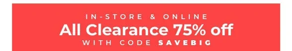 Clearance 70% Off