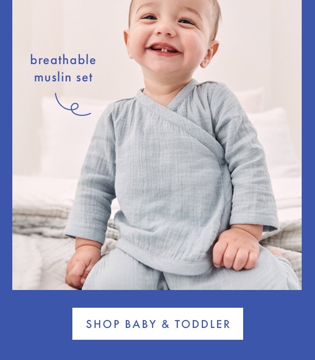 breathable muslin set | SHOP BABY & TODDLER