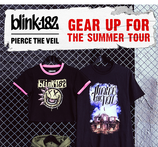 Blink-182 and Pierce the Veil Gear Up for the Summer Tour. Shop Band Merch