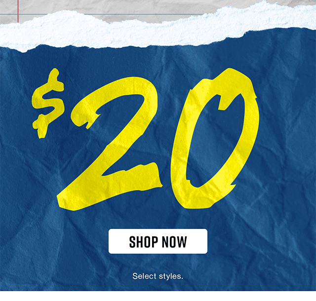 Limited Time! 2 Tees for \\$20. Select Styles. Shop Now