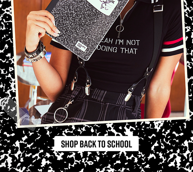 Hot Topic Back to School 2024 Featuring Social Collision by Xochitl Gomez. Shop Back to School