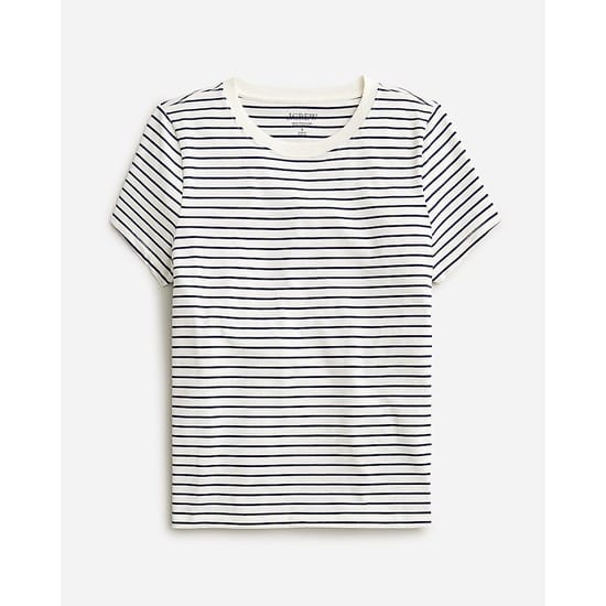 Pima cotton slim-fit T-shirt in stripe